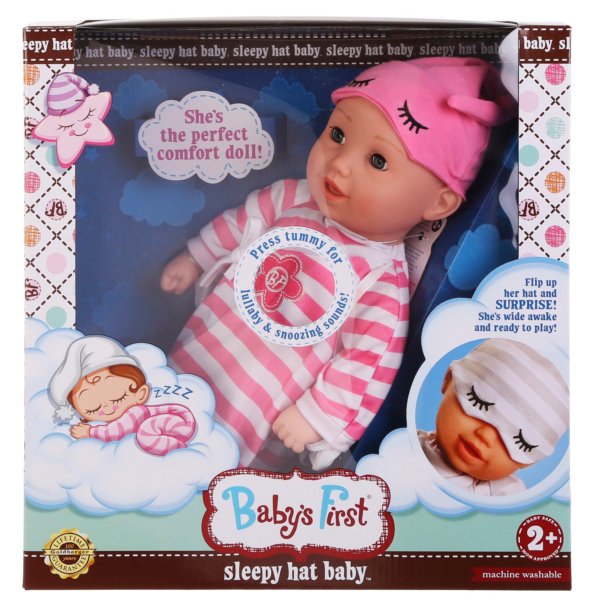 Babys First Sleepy Hat Baby Doll 